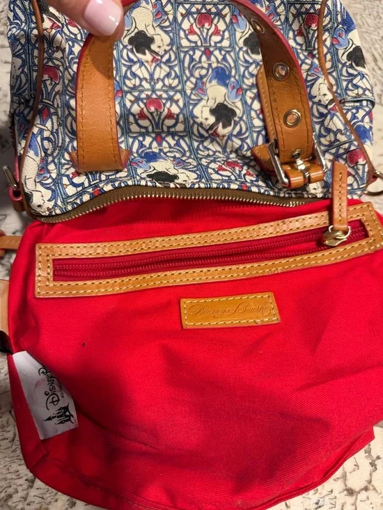 Dooney & Bourke Snow White Disney Rare Small Satchel Leather Purse Handbag - Picture 10 of 13